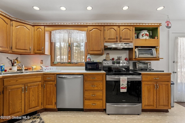 kitchen featuring sink and stainless steel appliances