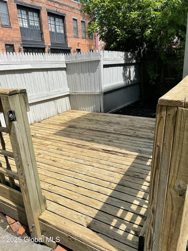 view of deck