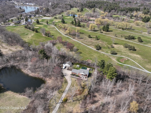 987 Grooms Rd, Rexford, NY 12148 - bird's eye view with a water view