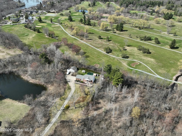 987 Grooms Rd, Rexford, NY 12148 - aerial view with a water view