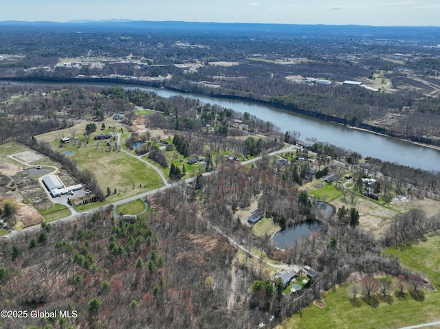 987 Grooms Rd, Rexford, NY 12148 - drone / aerial view featuring a water view