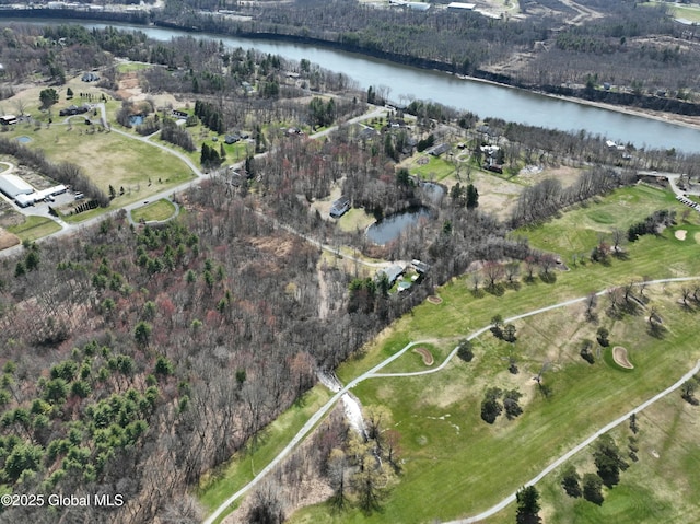 987 Grooms Rd, Rexford, NY 12148 - birds eye view of property featuring a water view