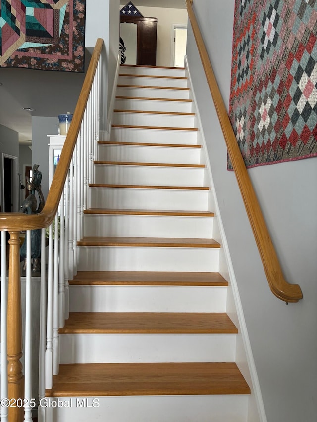 view of stairs