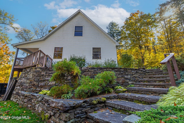 view of property exterior