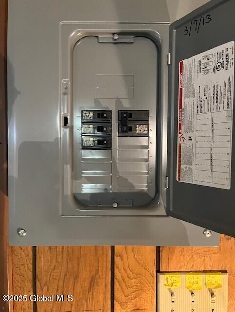 utility room with electric panel