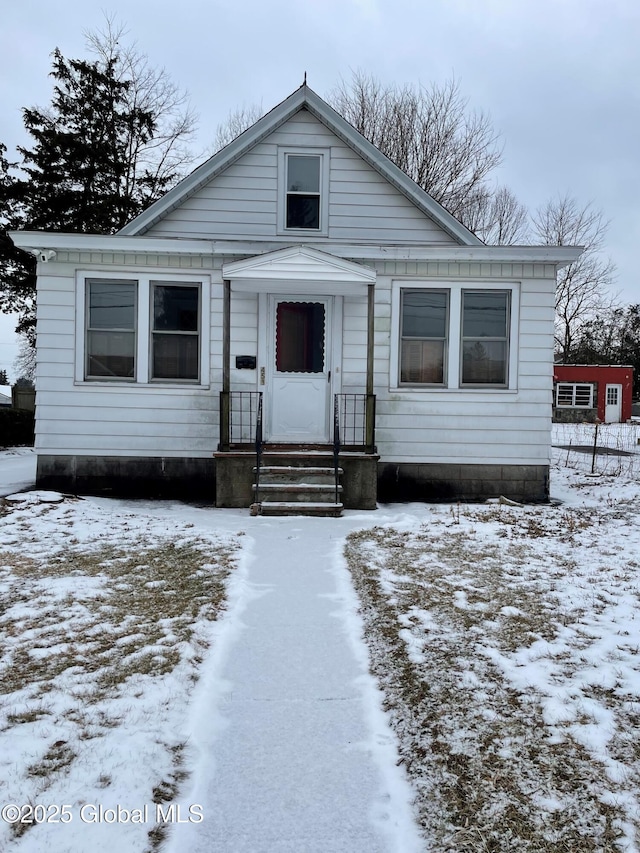 view of bungalow-style house