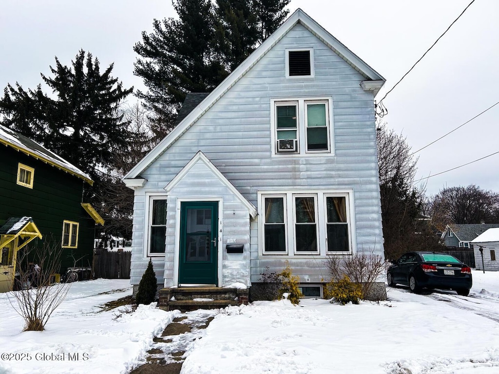 view of front of home