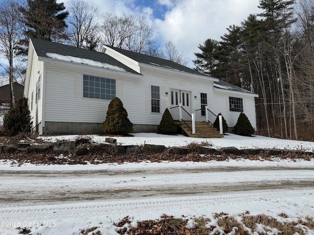 view of ranch-style house