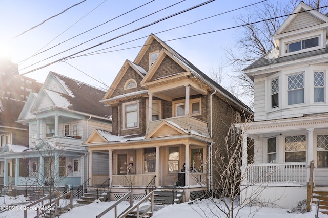 victorian house with covered porch