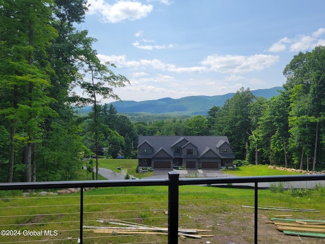 property view of mountains featuring a rural view