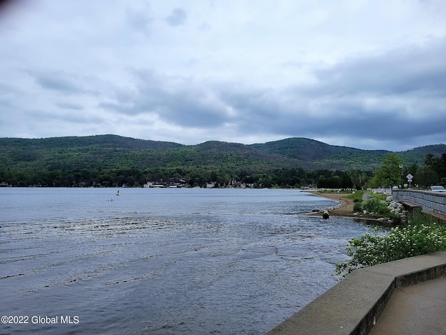 water view featuring a mountain view