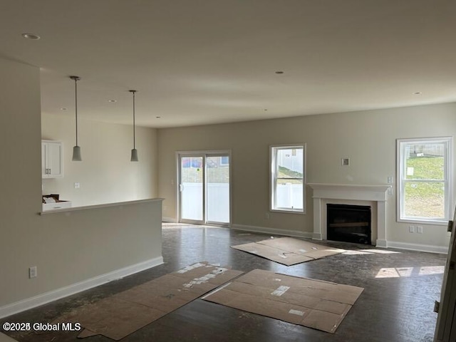 view of unfurnished living room