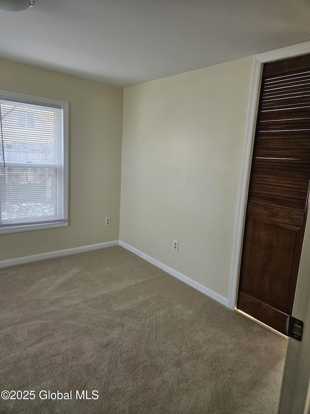 empty room featuring carpet floors