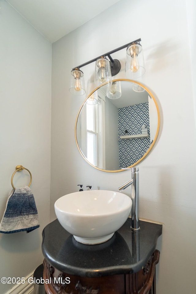 bathroom with a sink