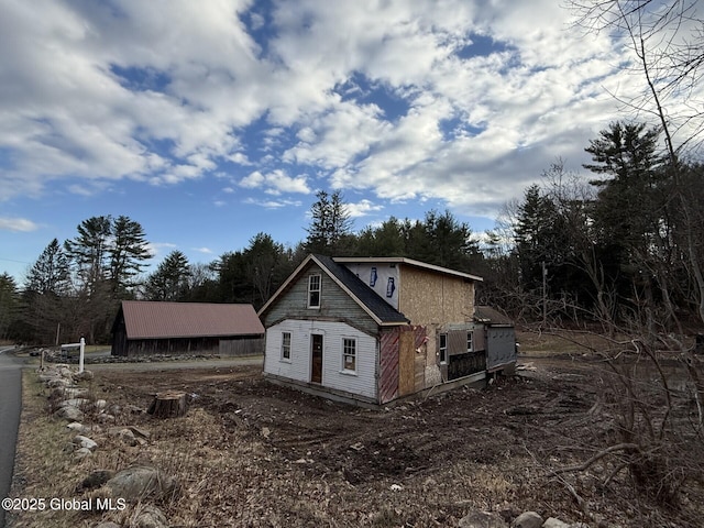 view of property exterior
