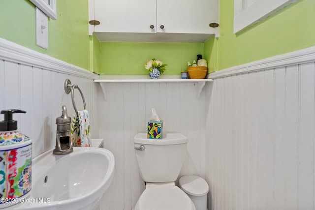 bathroom with toilet