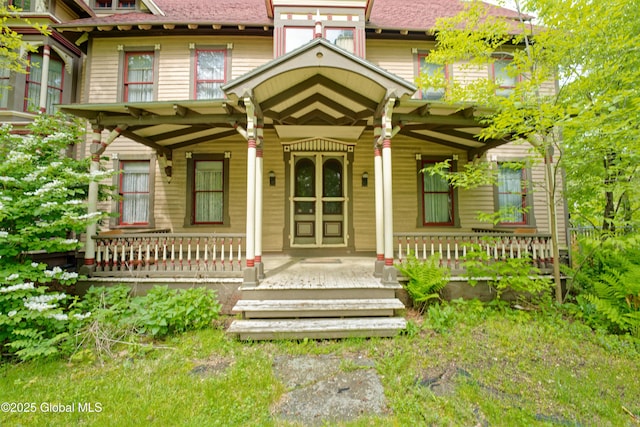 1643 Rte 146, Clifton Park, NY 12148 - view of front of house featuring a porch and roof with shingles