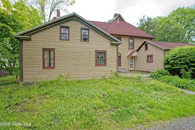 1643 Rte 146, Clifton Park, NY 12148 - rear view of property with a chimney