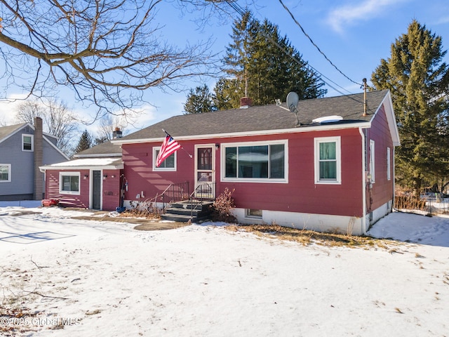 view of bungalow-style home