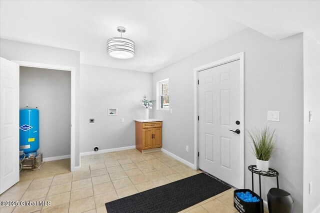 bathroom featuring tile patterned flooring