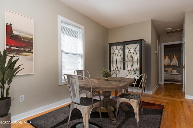 dining room featuring hardwood / wood-style floors