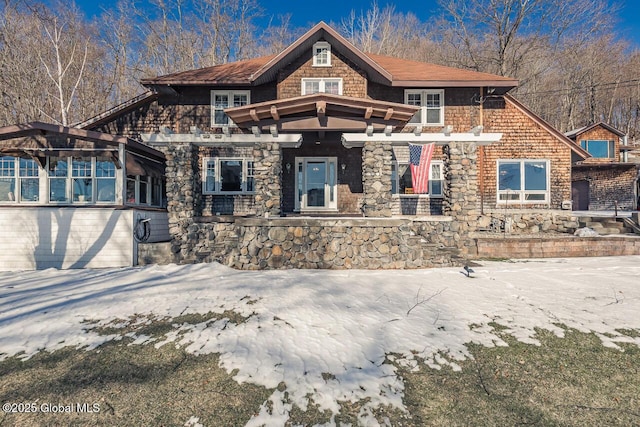 view of craftsman house