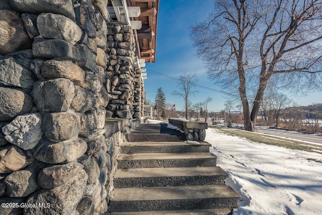 view of stairs