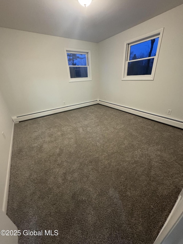 unfurnished room with carpet flooring