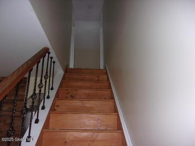 view of stairway