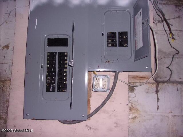 utility room with electric panel