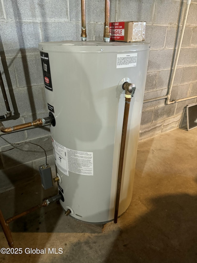 utilities featuring water heater