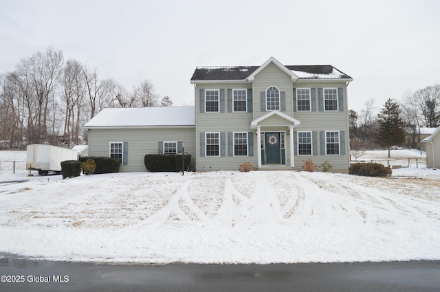 view of colonial-style house