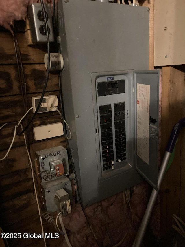 utility room featuring electric panel