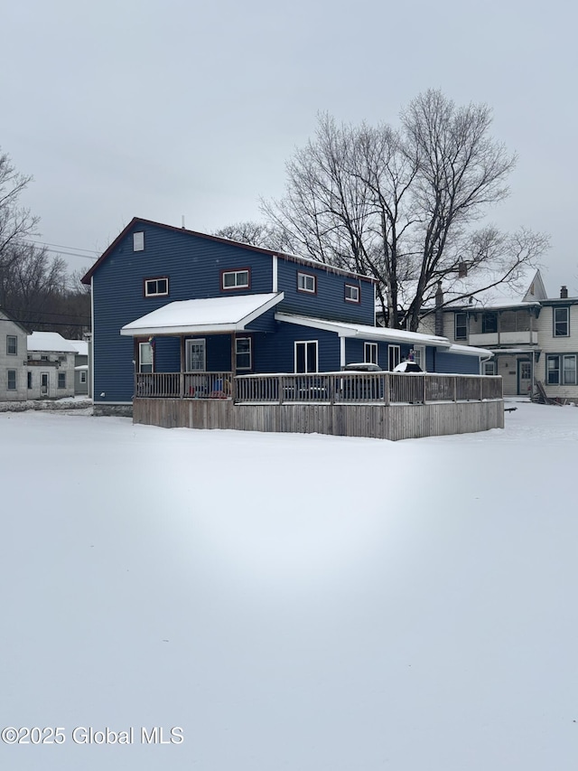 exterior space featuring a porch