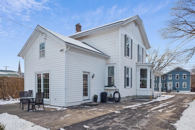 view of back of property