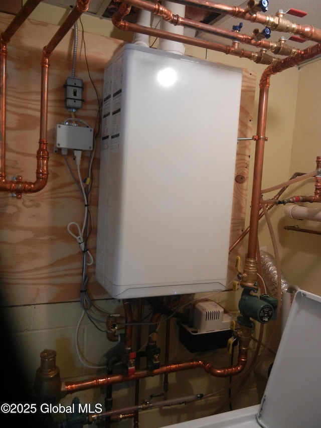 utilities featuring water heater