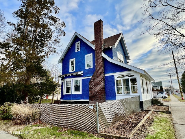 view of side of property