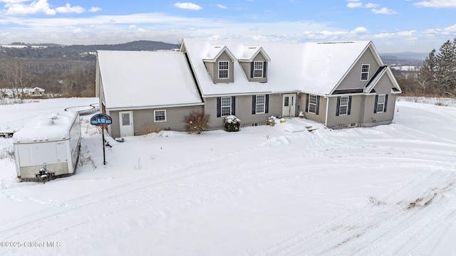 view of front of home