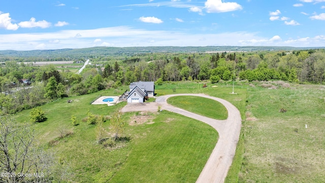 220 Anderson Cir, Fort Plain, NY 13339 - view of subject property with a heavily wooded area