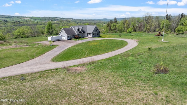 220 Anderson Cir, Fort Plain, NY 13339 - aerial view of property and surrounding area featuring a forest
