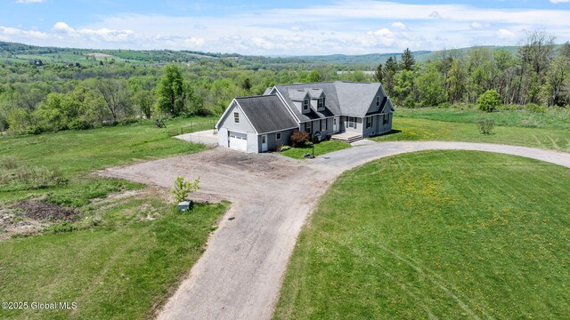 220 Anderson Cir, Fort Plain, NY 13339 - view of subject property with a heavily wooded area