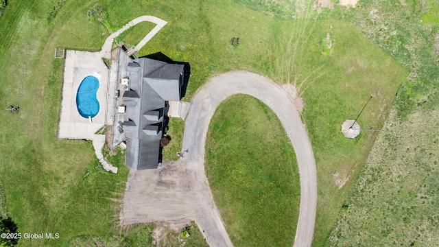 220 Anderson Cir, Fort Plain, NY 13339 - bird's eye view of a pool area