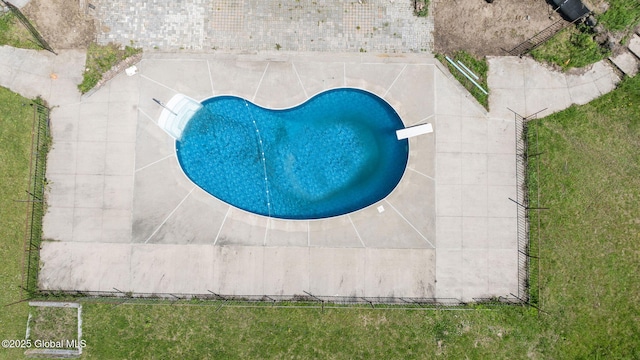 220 Anderson Cir, Fort Plain, NY 13339 - aerial view of a pool area
