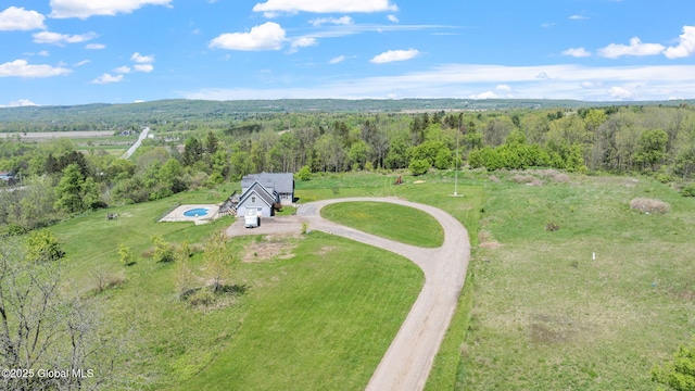 220 Anderson Cir, Fort Plain, NY 13339 - view of subject property with a heavily wooded area
