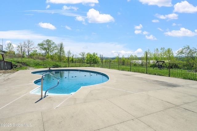 220 Anderson Cir, Fort Plain, NY 13339 - view of swimming pool featuring a patio area and fence