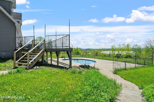 220 Anderson Cir, Fort Plain, NY 13339 - view of pool with stairway
