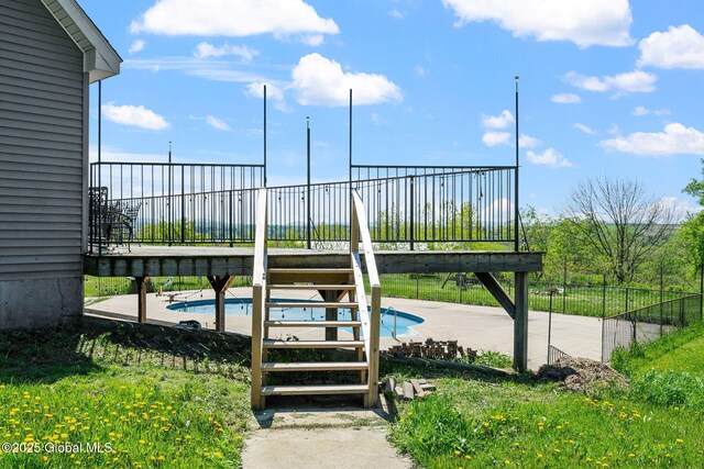 220 Anderson Cir, Fort Plain, NY 13339 - view of pool featuring a fenced backyard