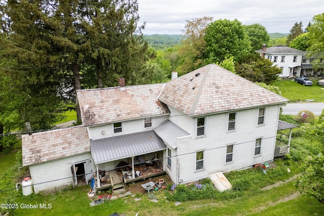 1673 County Route 64, Salem, NY 12865 - back of property featuring a chimney