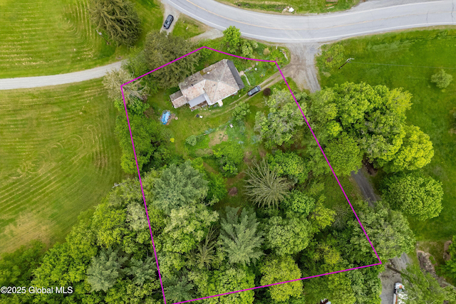1673 County Route 64, Salem, NY 12865 - aerial view of property's location featuring property parcel outlined