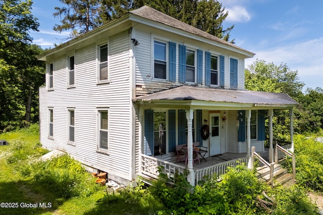 1673 County Route 64, Salem, NY 12865 - view of front of property with a porch